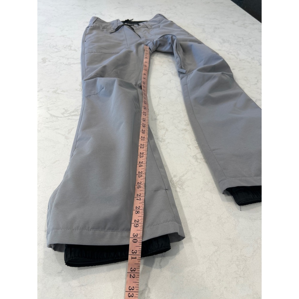 Roxy Womens Grey Nadia Snowboard Ski Pants Adjustable Waist Insulated Small S - Picture 14 of 16